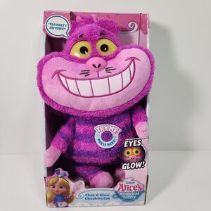 Disney Junior Alice’s Wonderland Bakery Chat & Glow Cheshire Cat Plush Talks